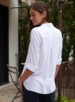 Bella Dahl Shirt Tail Button Down - - Essentials Tops
