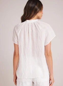 Bella Dahl Short Sleeve Pocket Pullover - - Short Sleeve