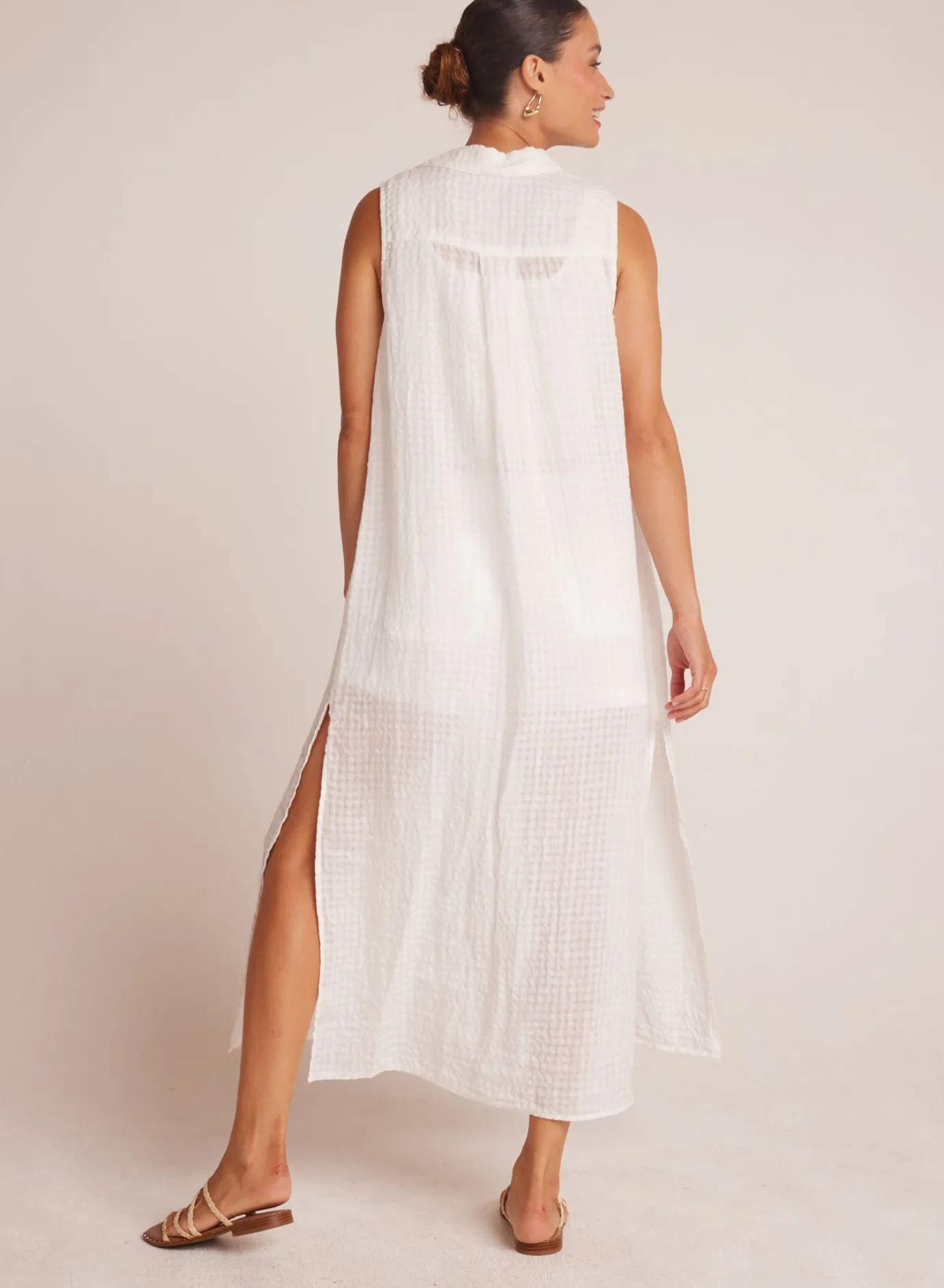 Bella Dahl Side Slit Duster Dress - - Long Dresses
