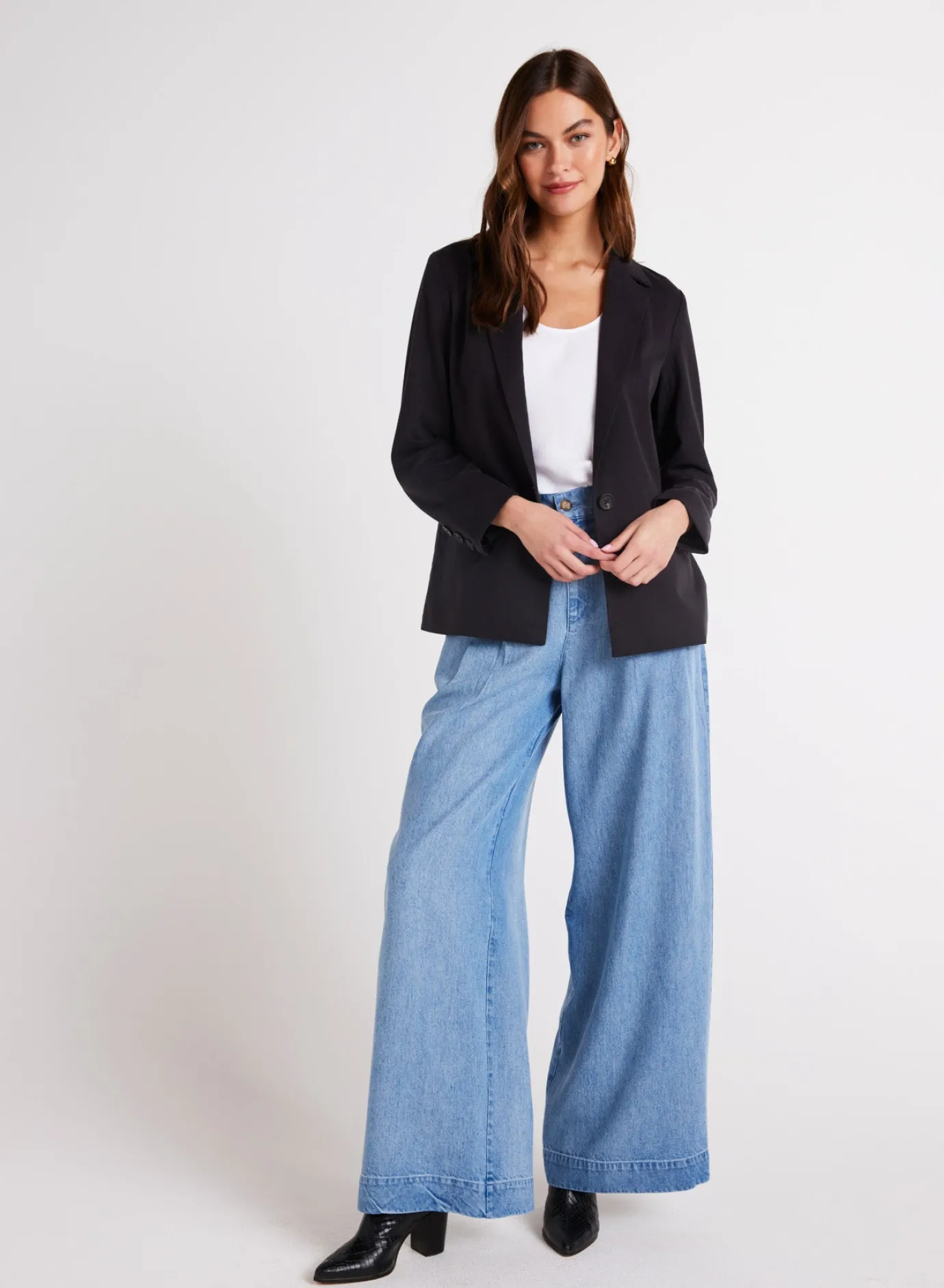 Bella Dahl Single Breasted Blazer - - Outerwear