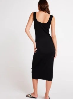 Bella Dahl Sleeveless Midi Linen Jersey Dress - - Long Dresses