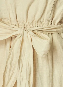 Bella Dahl Smocked Back Jumpsuit - Samba Tan- Rompers & Jumpsuits