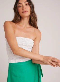 Bella Dahl Smocked Tube Top - - Sleeveless