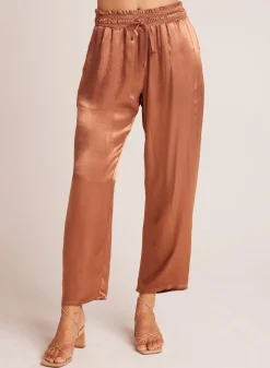 Bella Dahl Smocked Waist Trousers - Curacao Coconut- Pants
