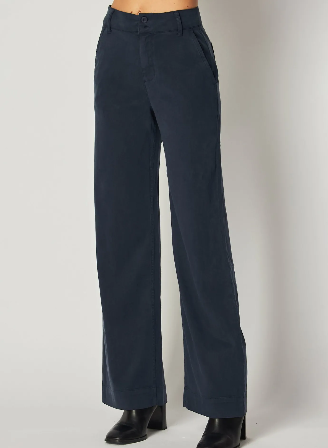 Bella Dahl Sydney Wide Leg Pant - Endless Sea- Pants