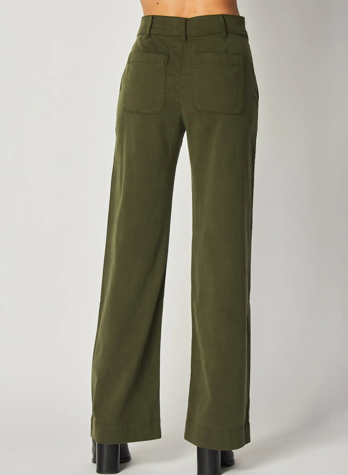 Bella Dahl Sydney Wide Leg Pant - Italian Herb- Seasonal Essentials