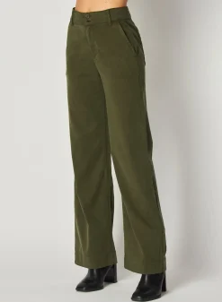 Bella Dahl Sydney Wide Leg Pant - Italian Herb- Pants