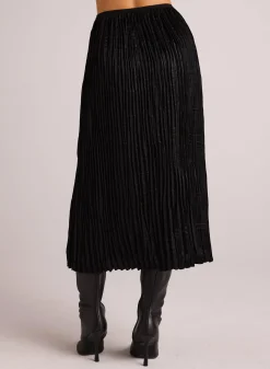 Bella Dahl Variegated Pleat Midi Skirt - - Skirts
