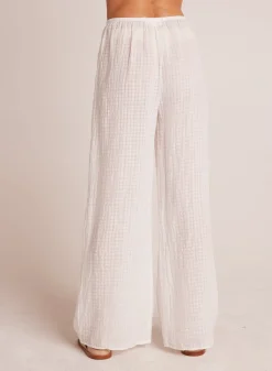 Bella Dahl Wide Leg Pocket Beach Pant - - Pants